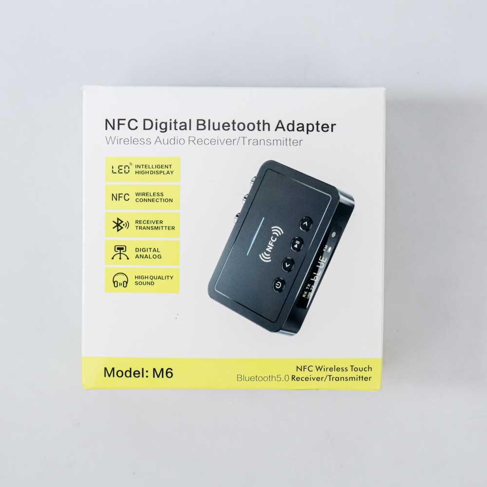 VIKEFON Wireless Audio Receiver Transmitter Bluetooth 5.0 AUX NFC 6