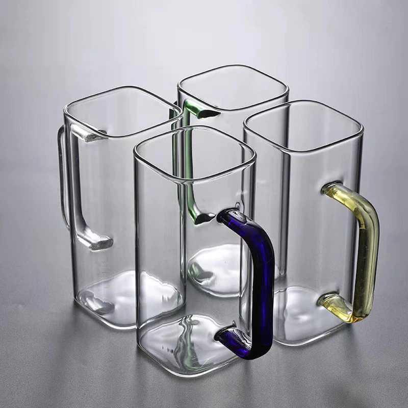 Gelas Kopi 370 ml One Two Cups Glass Coffee Mug Cangkir CL001 Kado Pernikahan Hampers Wedding Set Teko Dan Gelas Kaca Gelas Aesthetic Korean Gelas Kaca Gelas Set Gelas Kopi Aesthetic Aksesoris Aesthetic Aesthetic Gift Termos Kopi Tahan Panas