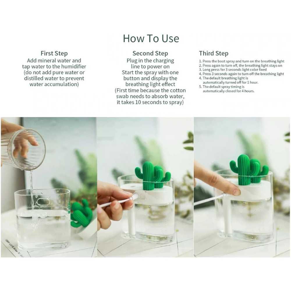 Air Humidifier Ultrasonic Pelembab Udara Desain Kaktus 160ML 19 Sothing Diffuser Aromatherapy Aromaterapi Humidifier Diffuser Aromaterapi Dehumidifier Diffuser Humidifier Humidifier Diffuser Humidifier Bayi Flu Dan Batuk Air Humidifier Aromatherapy Difuse