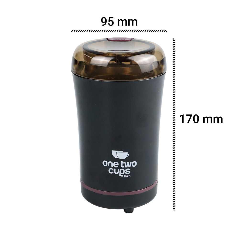 One Two Cups Penggiling Biji Kopi Elektrik Coffee Grinder 150W M150A Kopi Mini Elektrik Listrik Portable Penggiling Kopi Gilingan Kopi Alat Kopi Manual Jadul Cangkir Kopi Jadul Mesin Giling Kopi Gilingan Kopi Manual Mesin Kopi Mini Kopi Jahe Penggiling