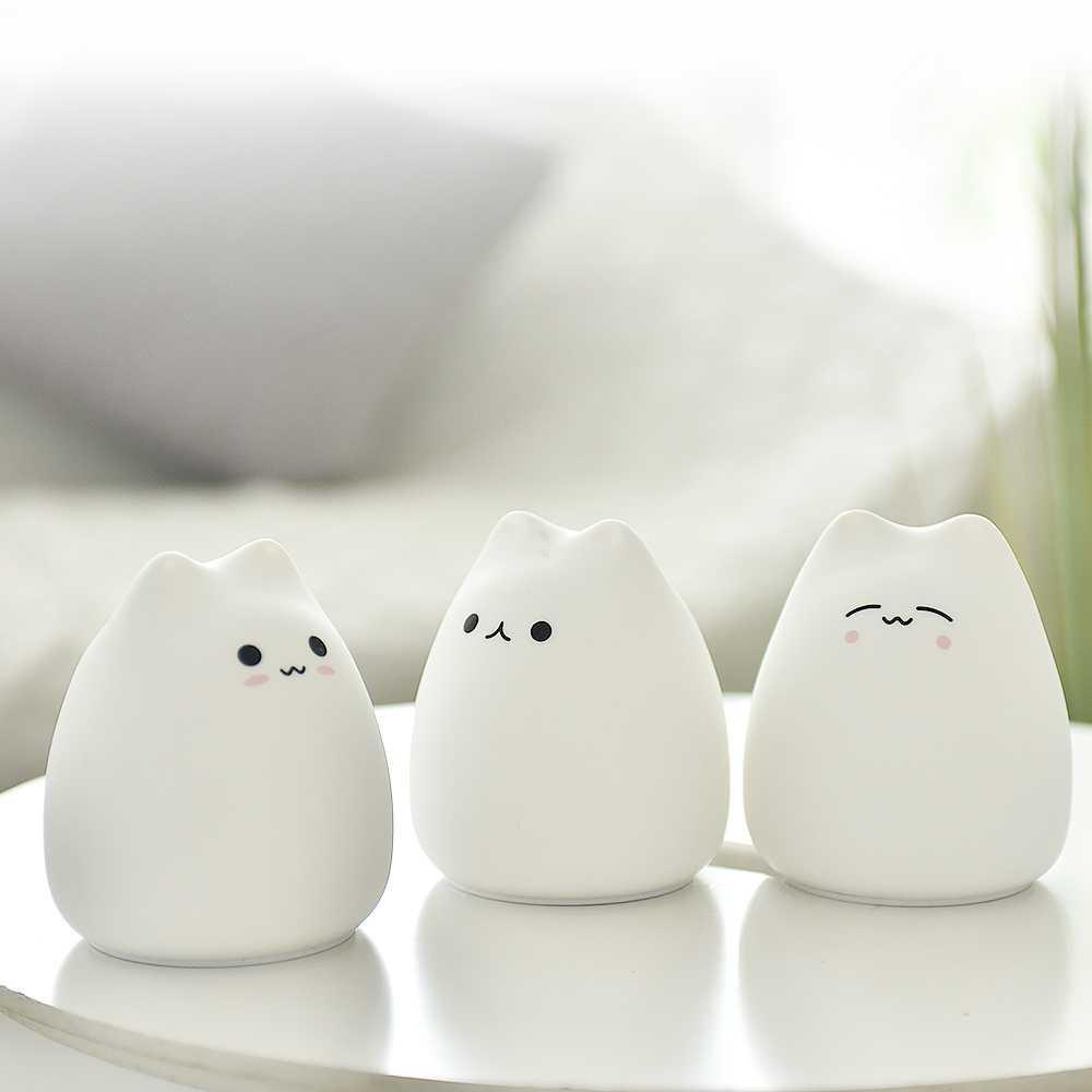 Little Cat Lampu Tidur LED Model Cute Cat RGB 5 Color 0.3W 4.5V LJC-124 Lampu Aesthetic Lampu Aesthetic Emergency Lamp Emergency Lamp Lampu Tidur Kamar Lampu Tidur Kamar Lampu Tidur Baterai Lampu Tidur Baterai Gorden Kamar Tidur Gorden Kamar Tidur Lampu T