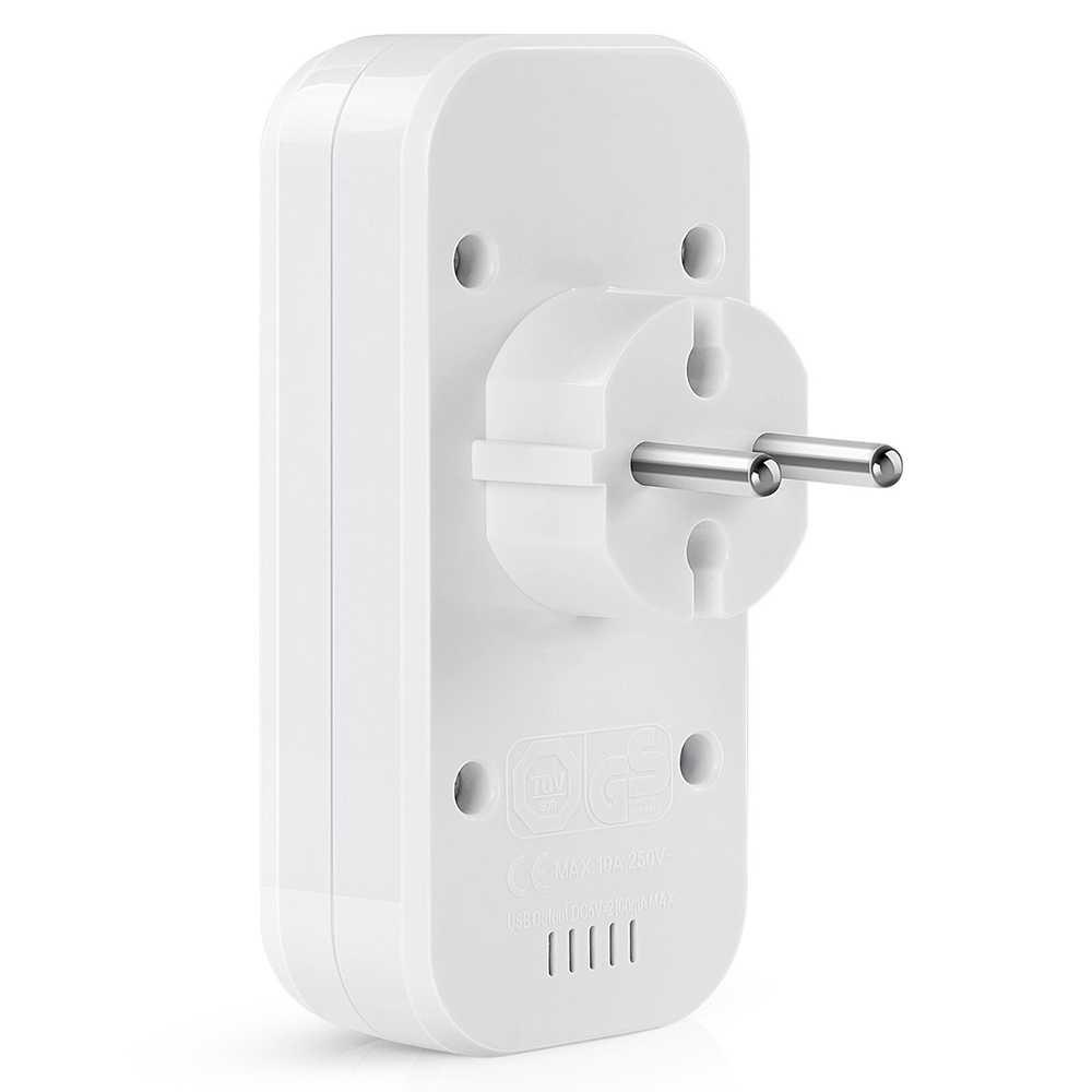 Wallpad Stop Kontak Listrik 2 EU Plug + 2 USB Port - CX89