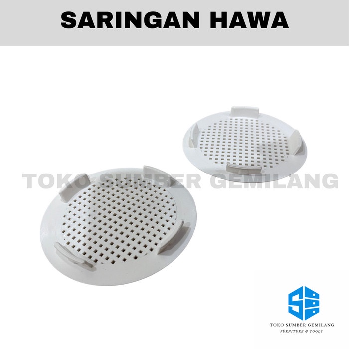 Saringan Udara / Lubang Hawa / Saringan Bulat Plastik / Ventilasi