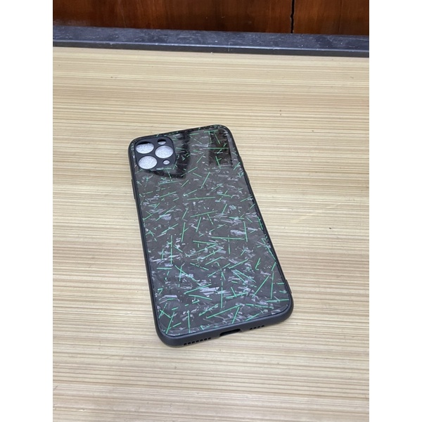 Case Iphone 11 Pro Max Green Metallic Forged Carbon