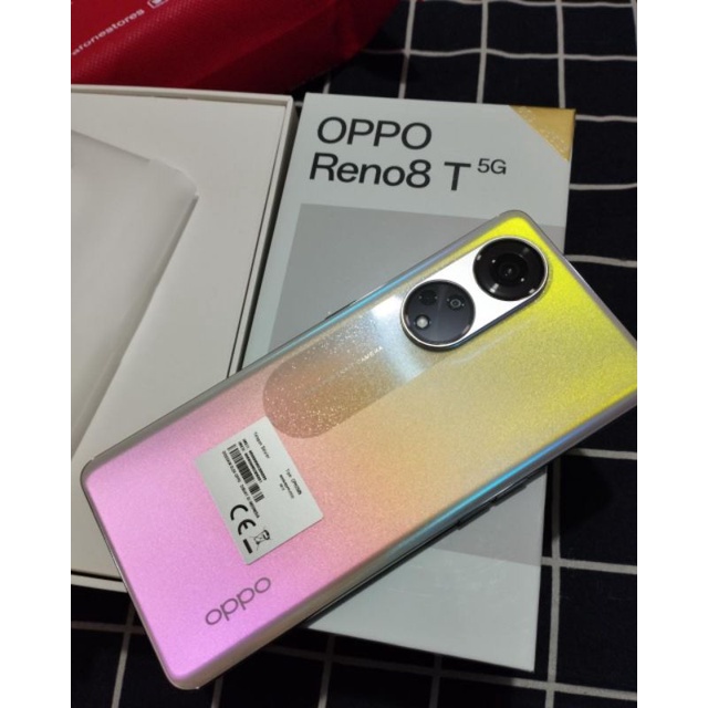 Oppo Reno 8T 5G ram 8gb rom 256gb Open Book-Second Like New-HP-HandPhone-Smartphone-Gadget-Telpon Pintar