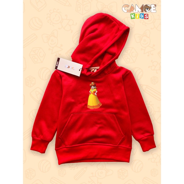 Hoodie Anak KIDS Super Mario 3D Character Daisy
