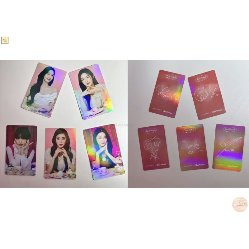 OT5 PC all member red Velvet x azarine lip tint photocard irene PC seulgi Yeri Joy wendy