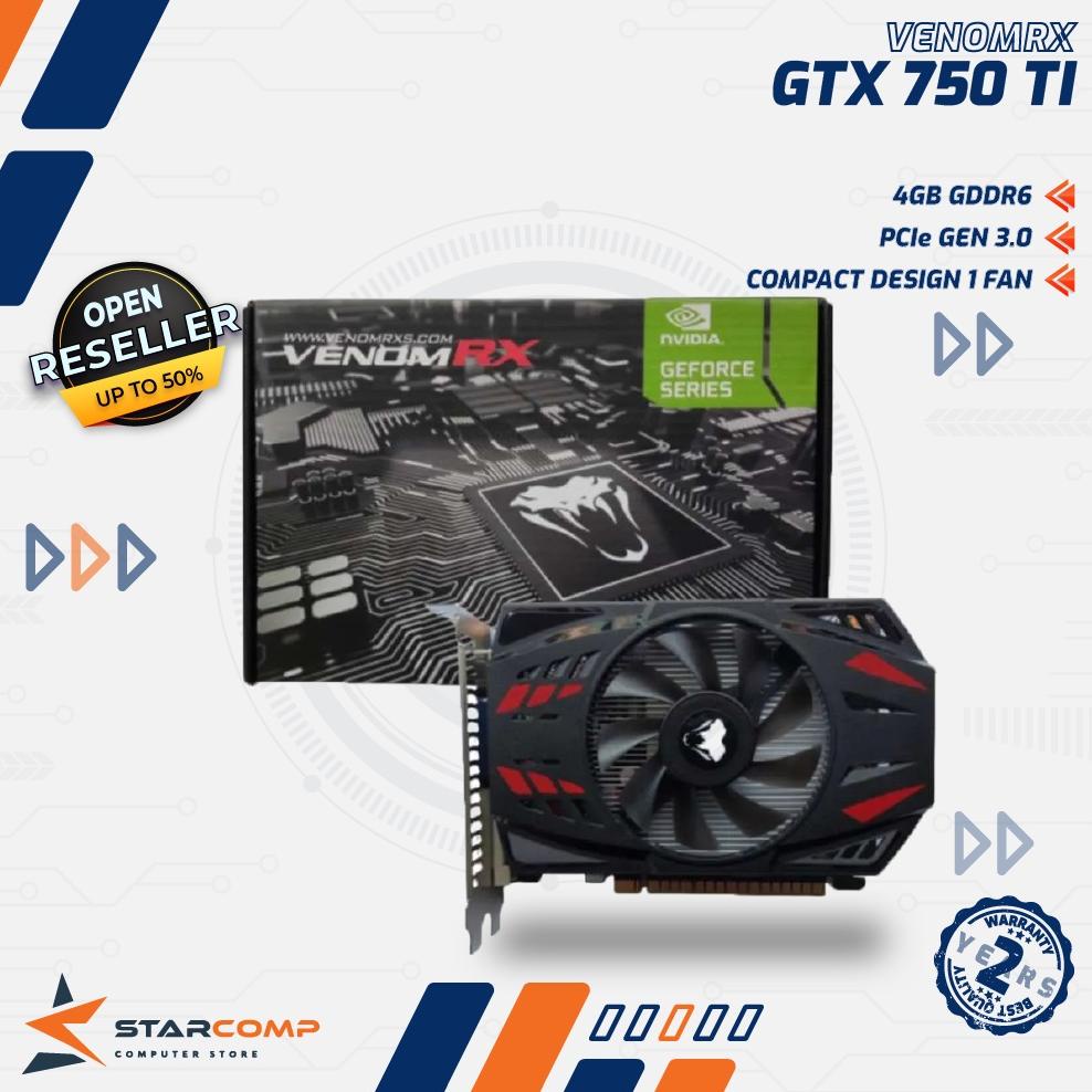 VenomRX GeForce GTX 750 Ti 4GB GDDR5 VGA Venom RX GTX750Ti