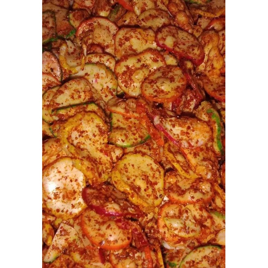 

kerupuk seblak pedas daun jeruk