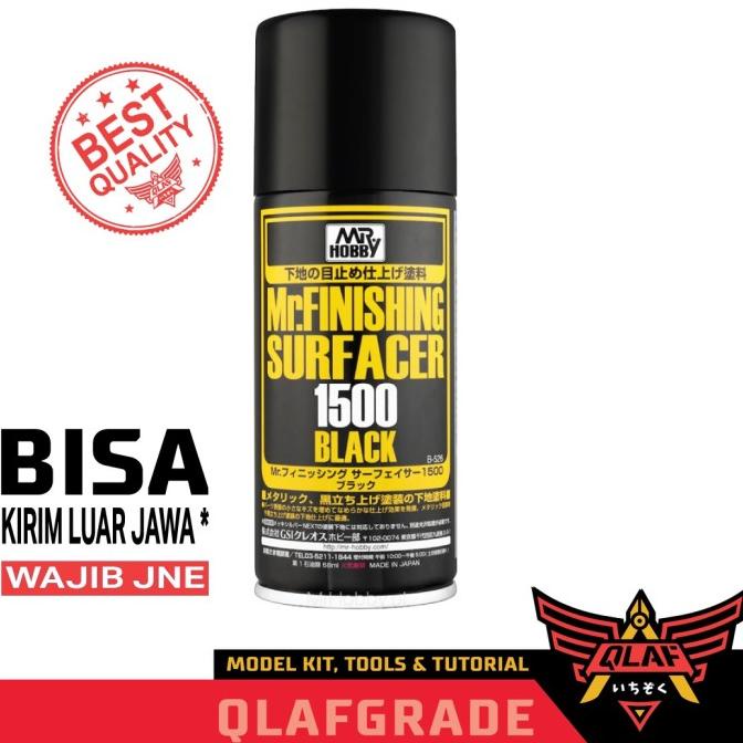 Surfacer Spray - Mr Finishing Surfacer 1500 Black (B-526)