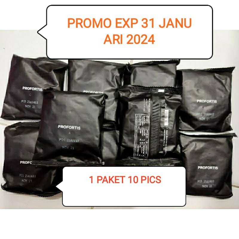 (FreeOngkir) PROMO 10 PICS RANSUM TNI BISCUIT PROFORTIS 3 RASA KEJU COKLAT VANILA EXP 31 JANUARI