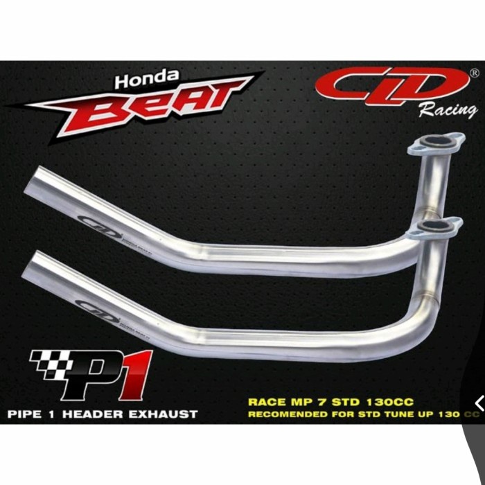 Pipa P1/ Leher Knalpot Cld Racing Beat/ Beat Fi/ Scoopy/ Scoopy Fi