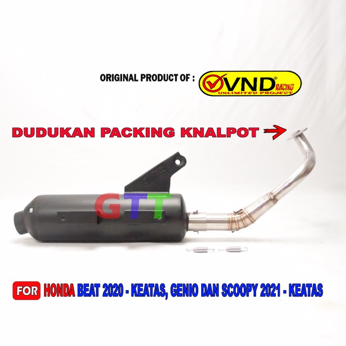 Knalpot Tsukigi Vnd Embos Honda Genio Beat 2020 Scoopy 2021