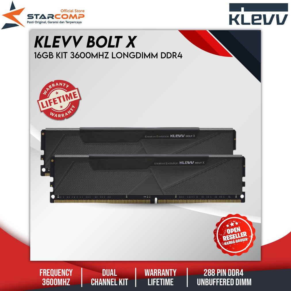 Longdim Klevv Bolt X 16GB KIT DDR4 3600Mhz