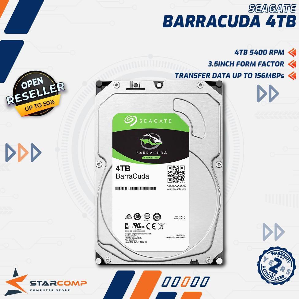 Seagate Barracuda 4TB HDD PC 3.5 Inch ORIGINAL GARANSI 2 TAHUN