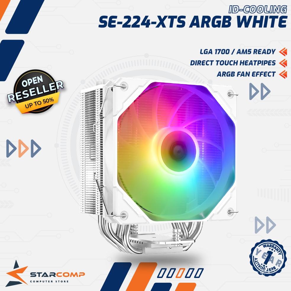 ID-COOLING SE-224-XTS ARGB WHITE CPU Cooler (Intel/AMD)