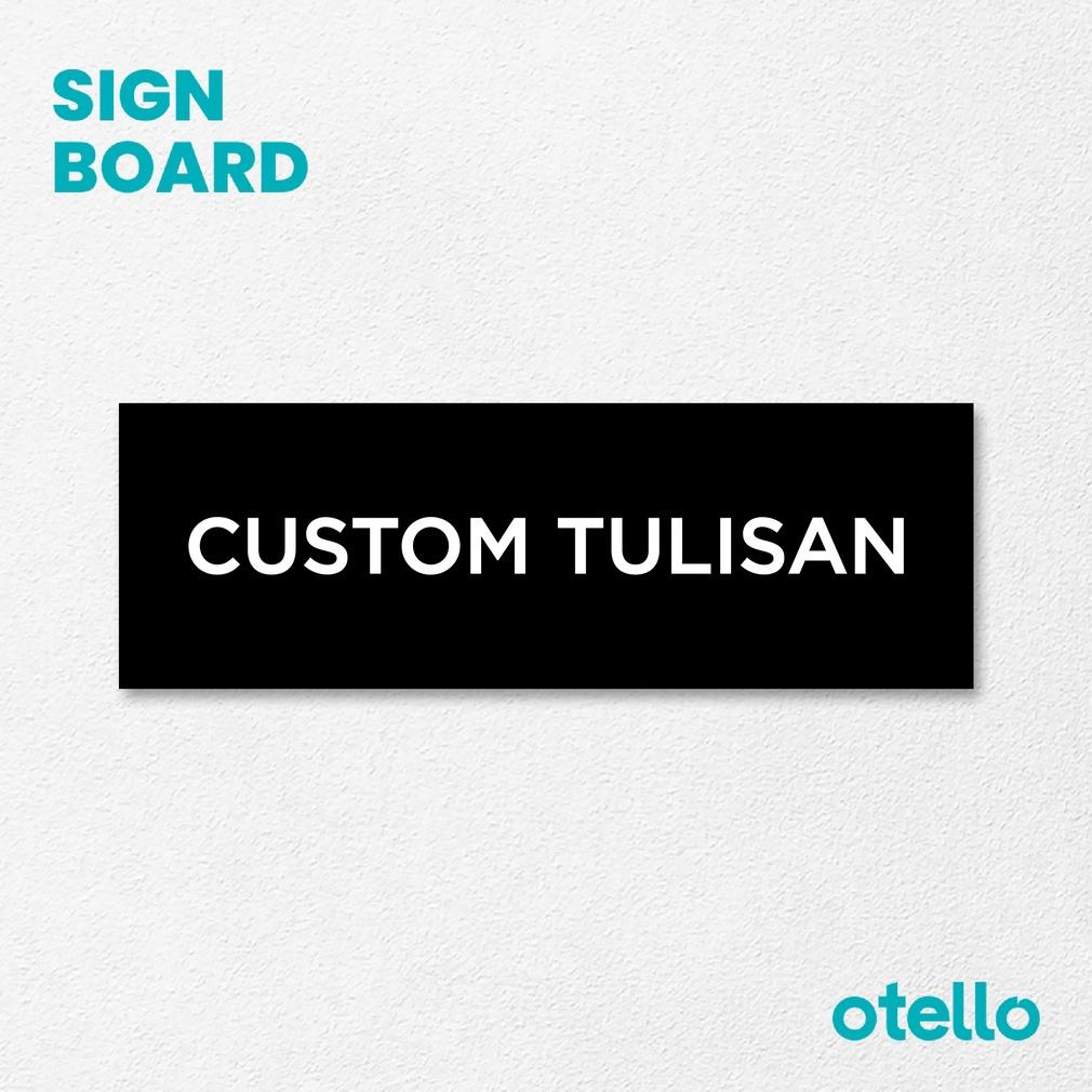 

Viral Otello Custom Sign Board Nama Ruangan Akrilik Print Papan Nama Ruang Kantor Petunjuk Label Acrylic Tempel