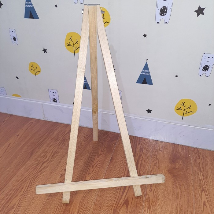 

Easel Easel Kayu Lukis 60Cm Untuk Kanvas 50X40 Cm