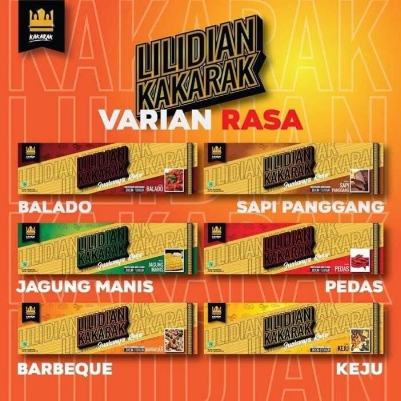 

KAKARAK LILIDIAN / Snack Lidi Jadul Aneka Rasa