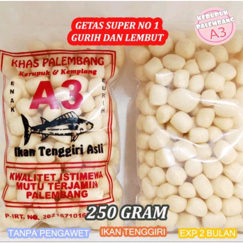 

Kerupuk Ikan Tenggiri 250gram Asli Khas Palembang