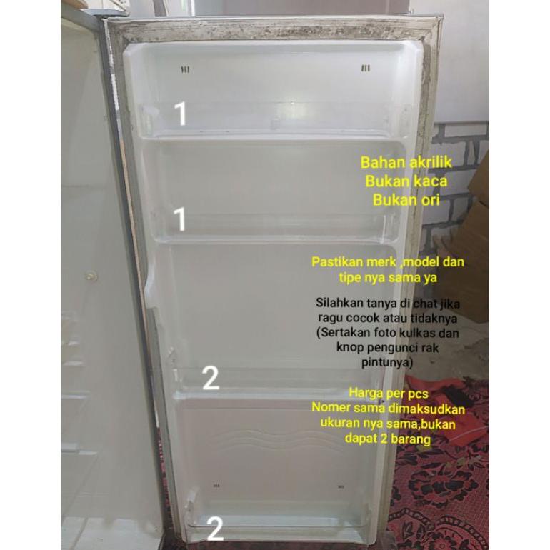 Serbu Rak Pintu Lemari Es Sharp 1Pintu Model Lemon(Loves)