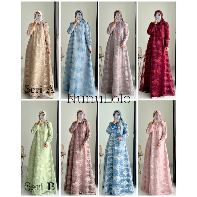 gamis devika dress nunulolo