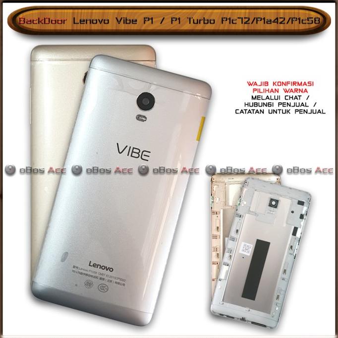 BackDoor Tutup Casing Belakang Lenovo Vibe P1 Turbo P1c72 P1a42 P1c58