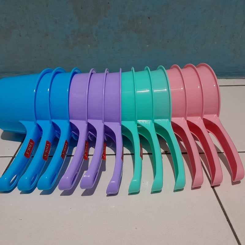 Gayung Plastik Mungil Warna Polos Gayung Air Mandi Ciduk - KM101 Viola