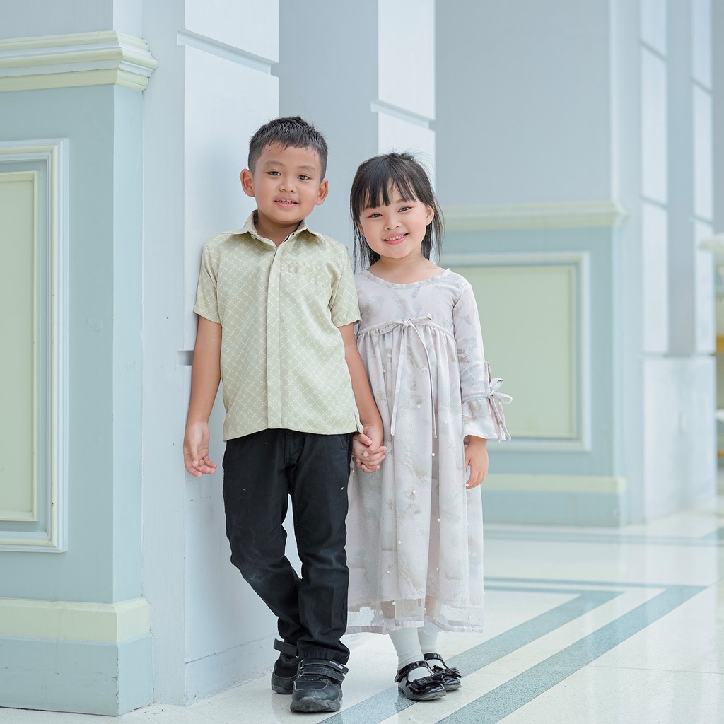 SHAWWAL KIDS EIDS SERIES Dress anak elegant Pasangan Koko