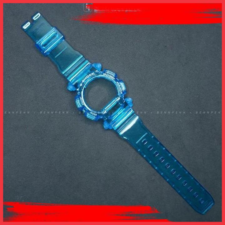 (benn) bnb dw 9052 blue sea bezel strap jam tangan casio g shock