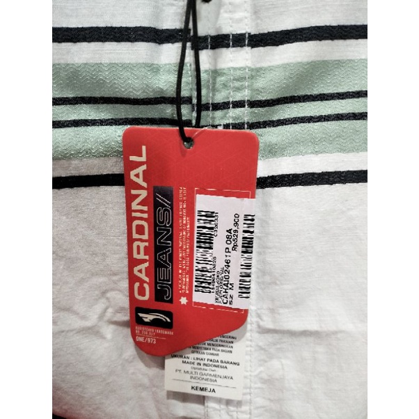 kemeja Koko cardinal