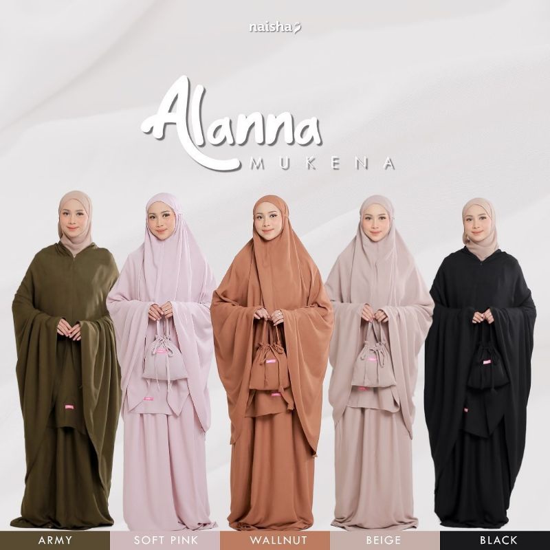 ALLANA MUKENA 2IN1/ NAISHA OFFICIAL/ MUKENA 2IN1/ MUKENA RAYON PREMIUM/ MUKENA LEBARAN