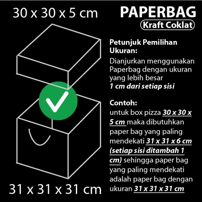 

Paket 10 pcs - Paper Bag 12 x 23 x 25 cm - Kraft Coklat - Tali Hitam lge12