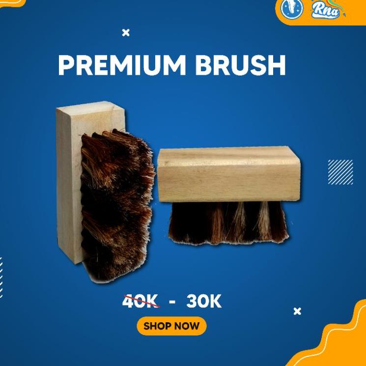 {NA.10Ap23ᴾ} Premium Brush sikat sepatu bulu kuda suede halus lembut Shoes shoe kulit bola microfibe