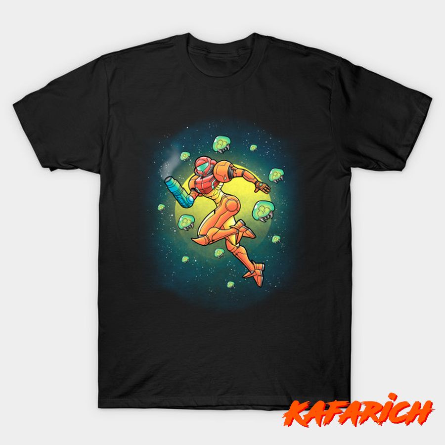 Kaos Custom Popular Weapon Of The Space Metroid Nintendo Samus Aran Video Game