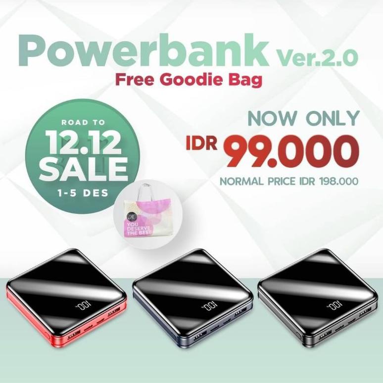 

Powerbank Jimshoney V.2.0 Gratis Goodie Bag Promo Best Seller!