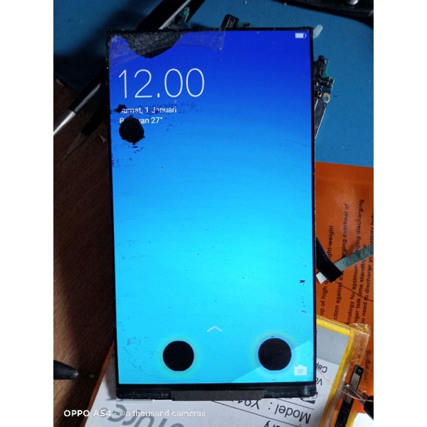 LCD oppo a37 copotan original