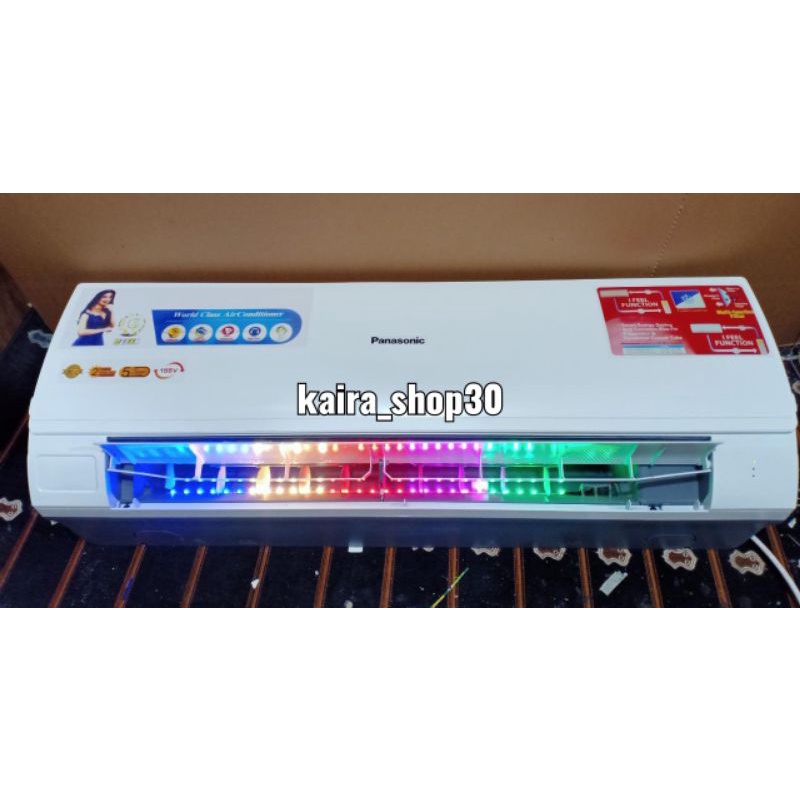 Kipas Angin Model Ac 3Pk Original Bisa Riqwes Mrek (Remot Breket Dan Gell) Foto Real Aux Sharp