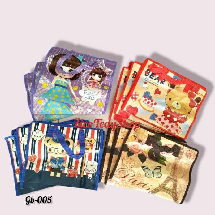 

Isi 12Pcs Tas Karung Fancy/Goodie Bag Ulang Tahun/Tas Bingkisan Ulang Tahun/Uk 33X27 Promo Best Seller!