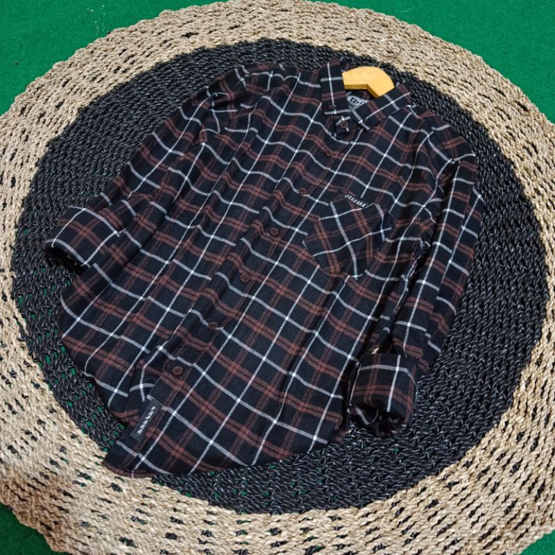 Kemeja Flanel Cowok/cewek Lengan Panjang