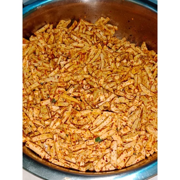 

Basreng 500gr pedas daun jeruk / Basreng Asin Gurih Daun Jeruk / Basreng Viral / Basreng / Basreng Bandung / Basreng Cikruh / Basreng Murah / Tizistore