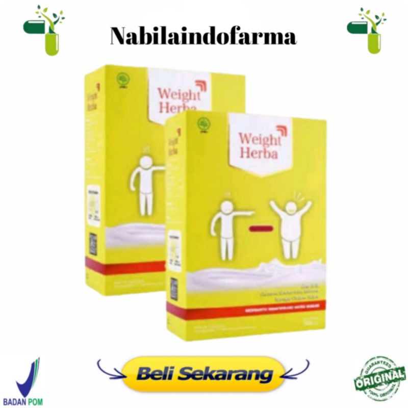 

Weight Herba - 100% Original Susu Penggemuk Penambah Berat Badan & Nafsu Makan Tingkatkan Kalori Kualitas Tinggi & Menambah Protein Terbaik