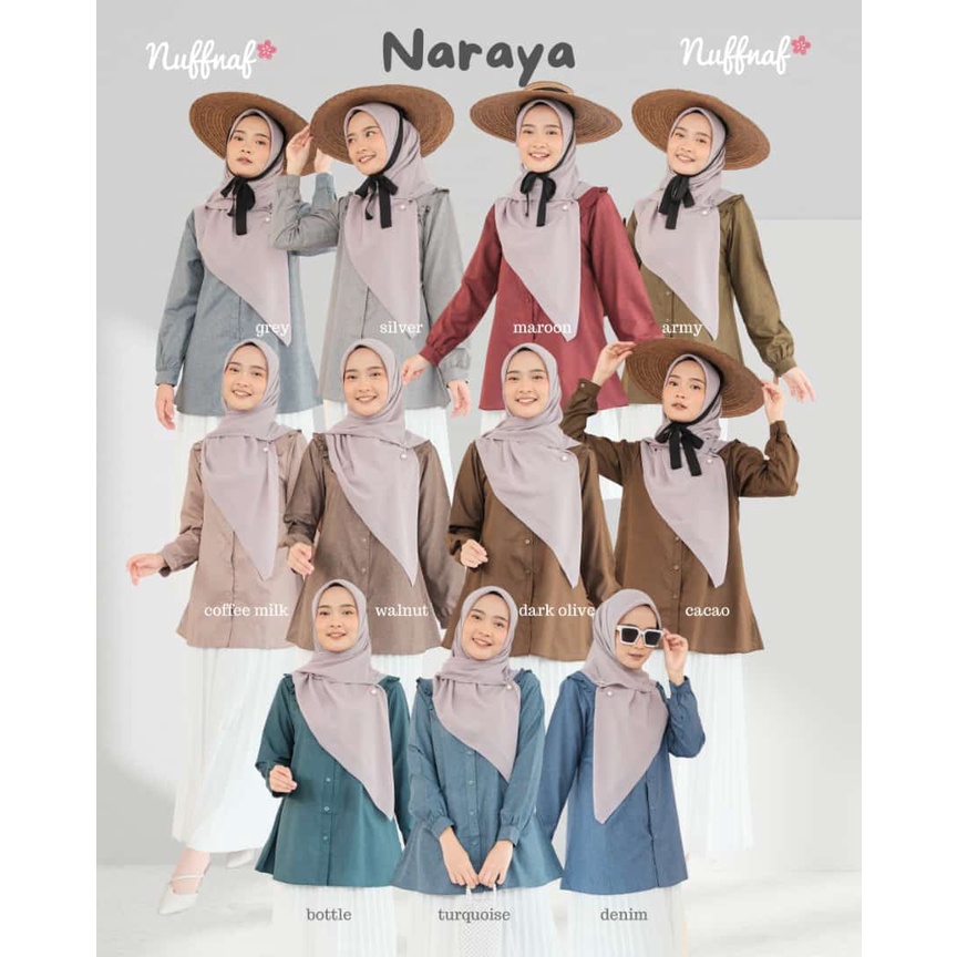 NUFFNAF NARAYA BLOUSE ATASAN TUNIK DEWASA