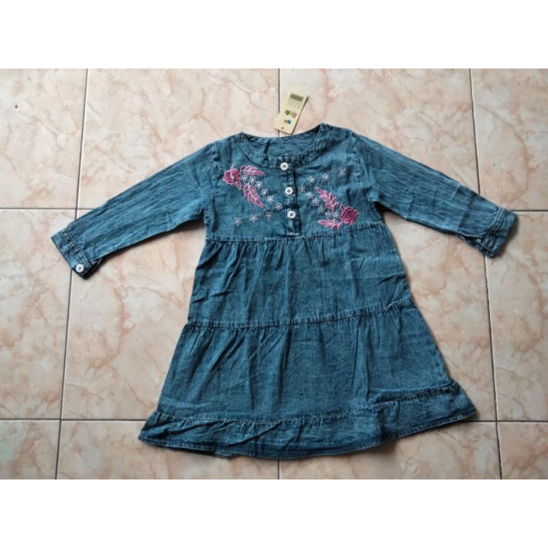 gamis jeans anak 1 - 5 tahun