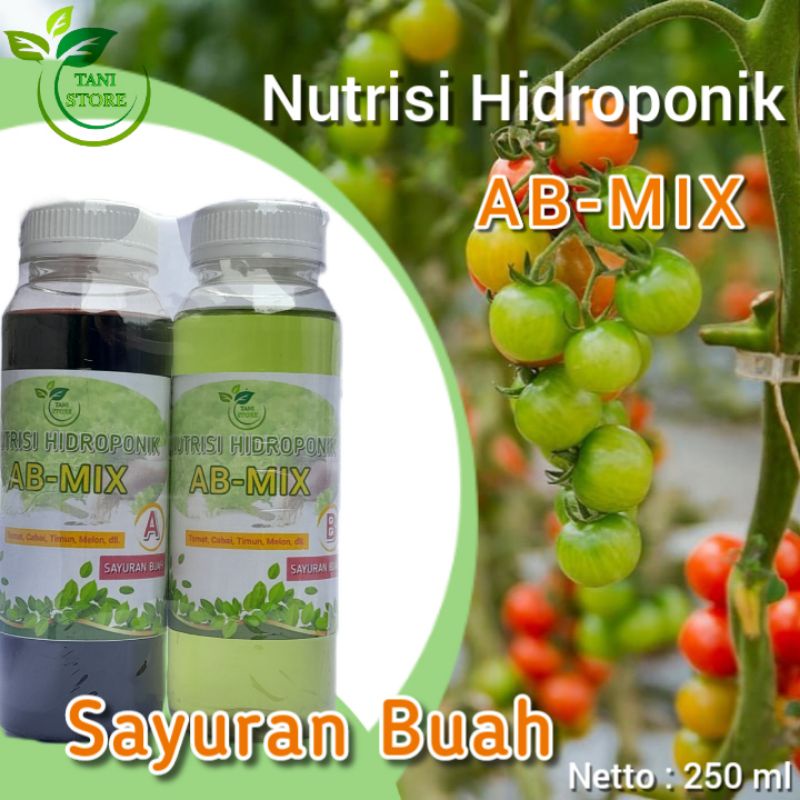 Nutrisi Ab Mix Sayuran Buah 250ml_Hidroponik