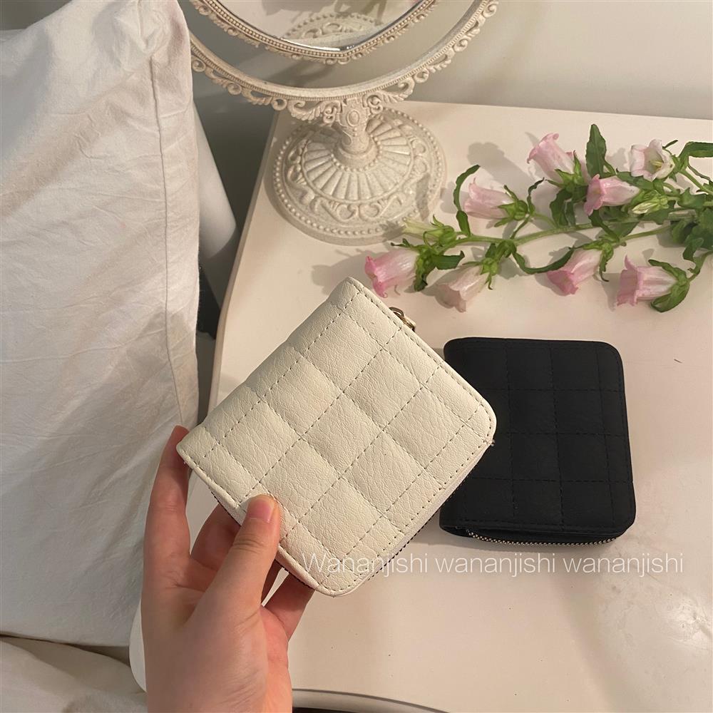 Sera Simple Small Wallet Ins Style Retro Women s PU Small Square Bag Dompet Sederhana Mahasiswa Mini Sederhana Yang Indah