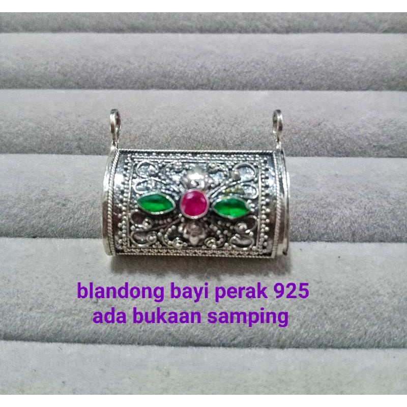 set perhiasan bayi 3 bulanan perak 925(blandong)