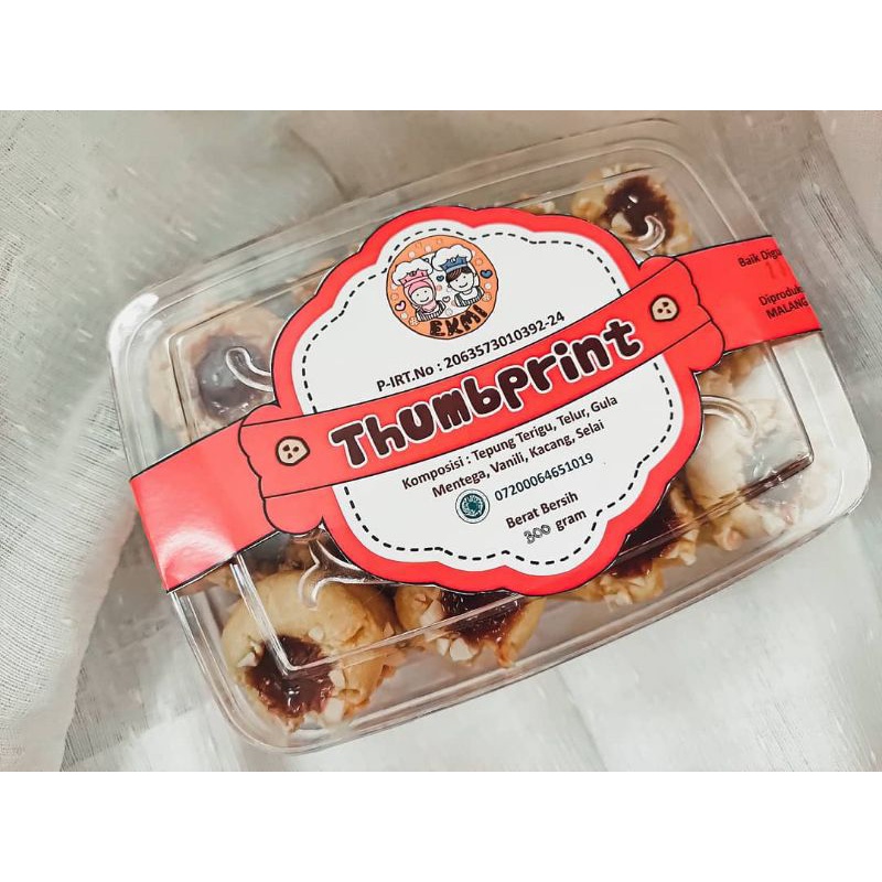 

Kue Kering Thumbprint EKMI Cookies