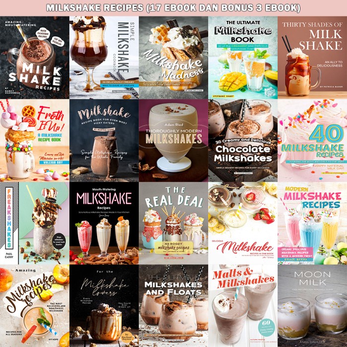 

Milkshake Recipes 17 Ebook dan Bonus