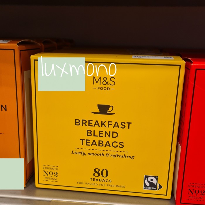

M&S MARK MARKS & AND SPENCER BREAKFAST BLEND TEABAGS TEA BAG TEH CELUP